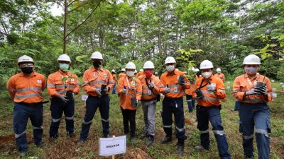 Hari Menanam Pohon Indonesia 2021,PT Agincourt Resources Tanam 3.500 Bibit Pohon