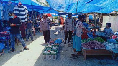 Antisipasi Covid-19, Polsek Bandar Pasir Mandoge Buat Operasi Yustisi