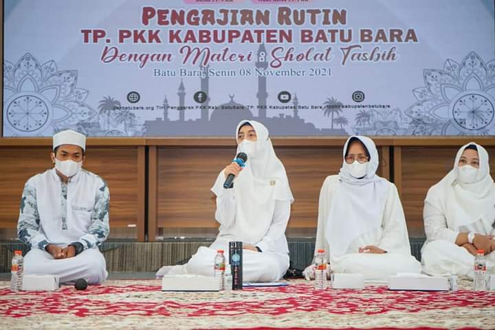 Ny Maya Ajak Kader PKK Batubara Pengajian 'lstiqomah Bertambah lman'