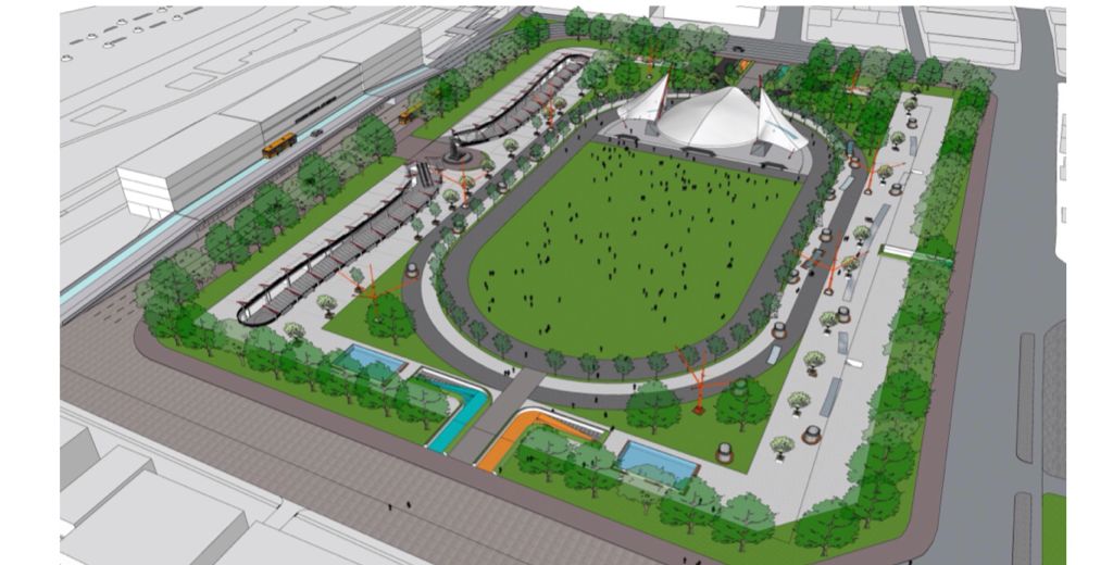 Wajah Baru Lapangan Merdeka Kota Medan