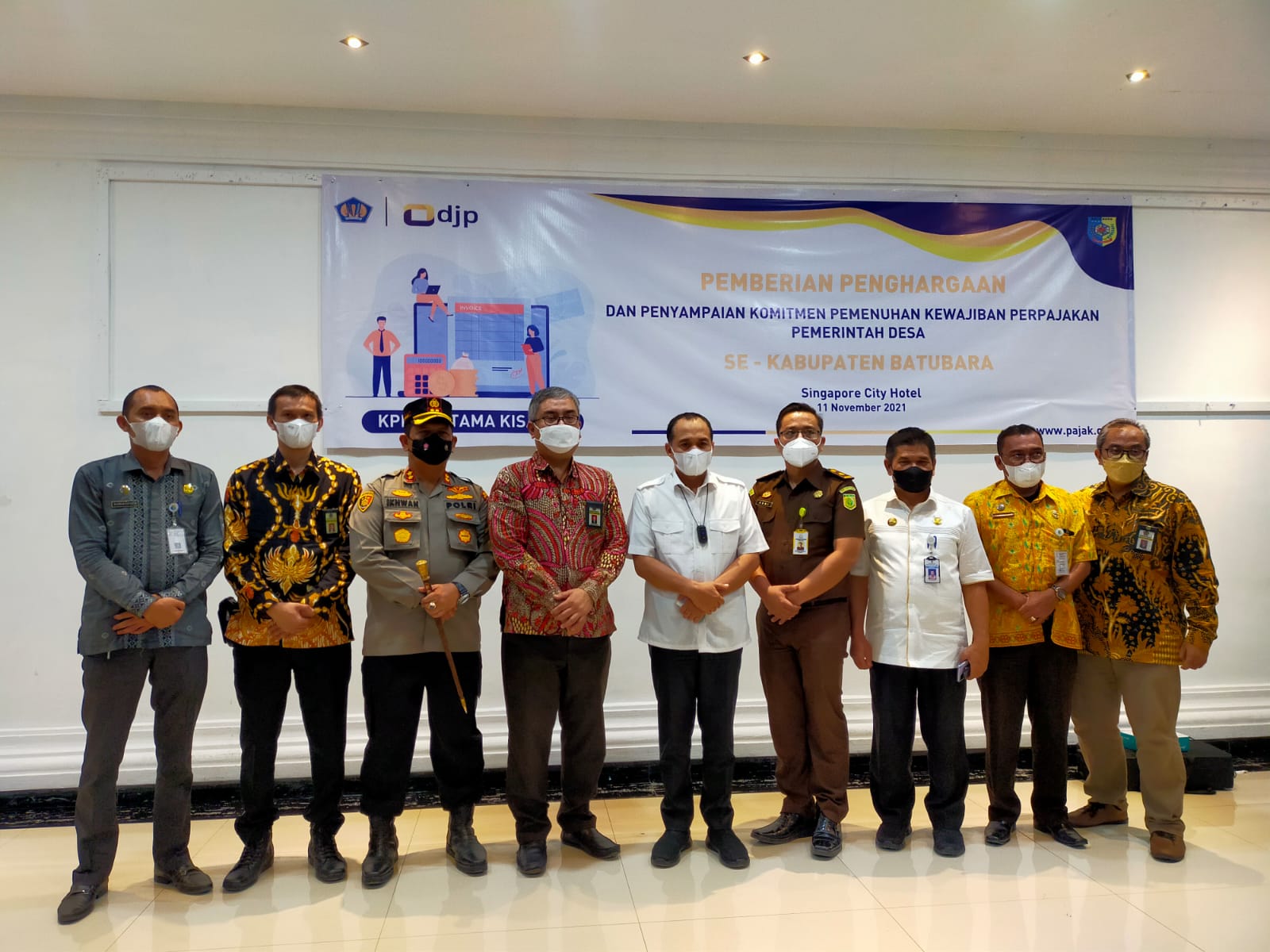 Bupati Bersama Kapolres Beri Piagam Komitmen WP Pemkab Batubara