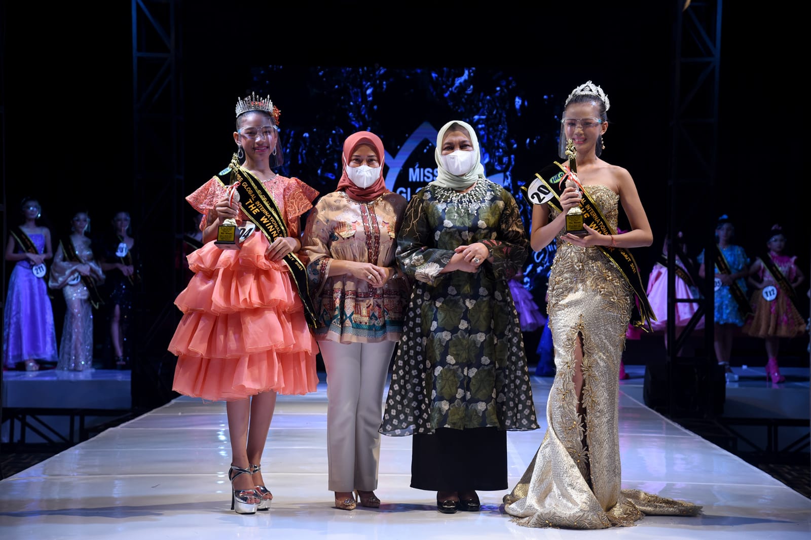 Putri Batu Bara dan Medan Wakil Sumut Ajang Miss Global International Kids and Teens