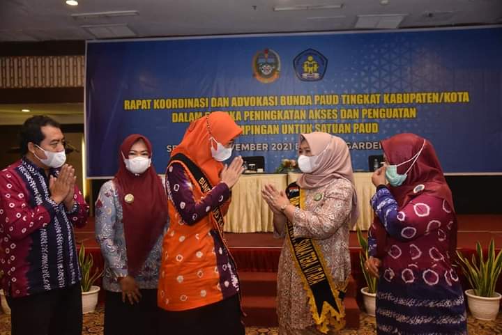 Ny Maya Mengikuti Rakor Advokasi Bunda PAUD se Sumut