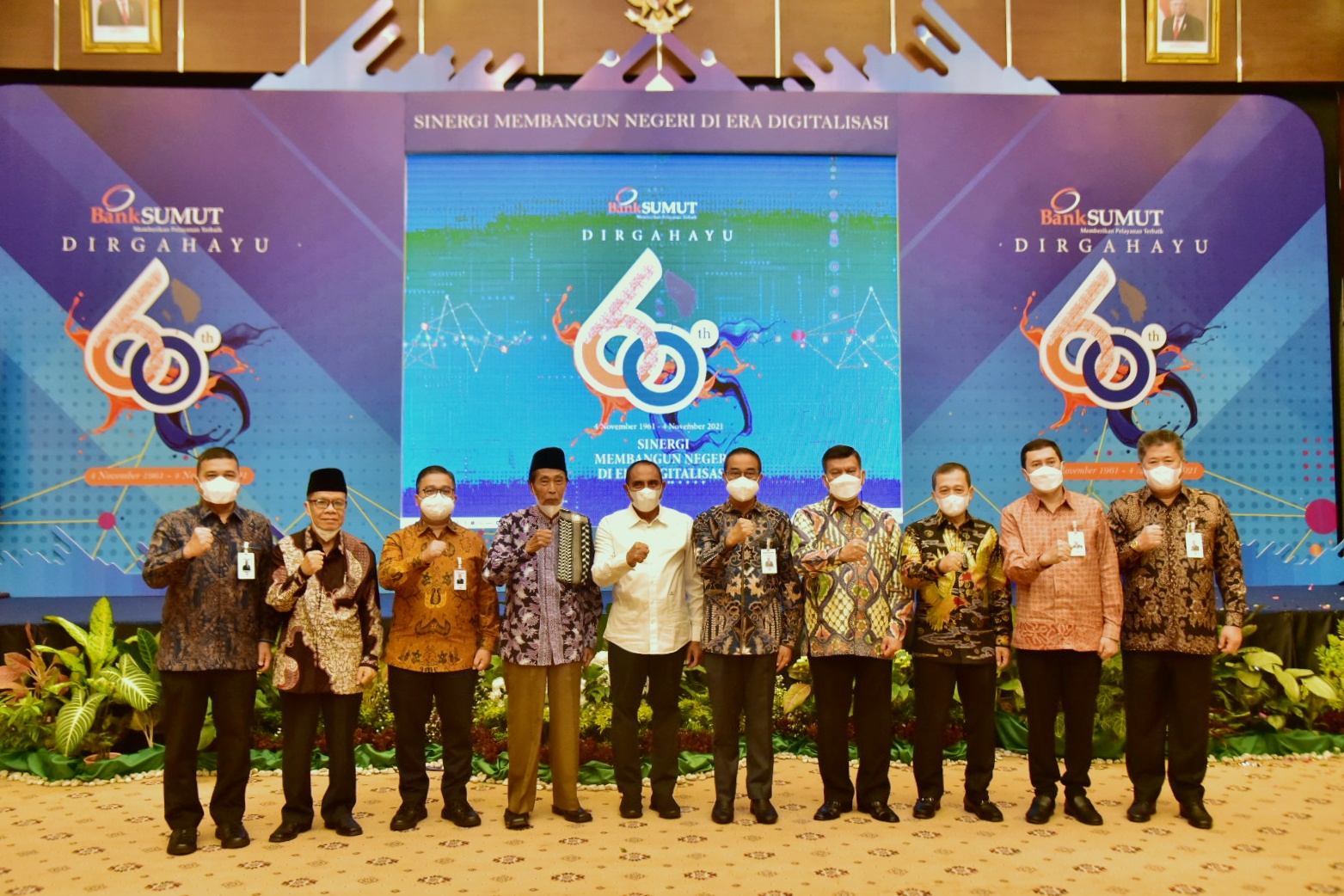 HUT ke-60, Gubsu Tantang Bank Sumut Target Laba Rp1 Triliun