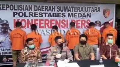 Tahanan Polrestabes Medan Dianiaya Enam Orang Hingga Tewas