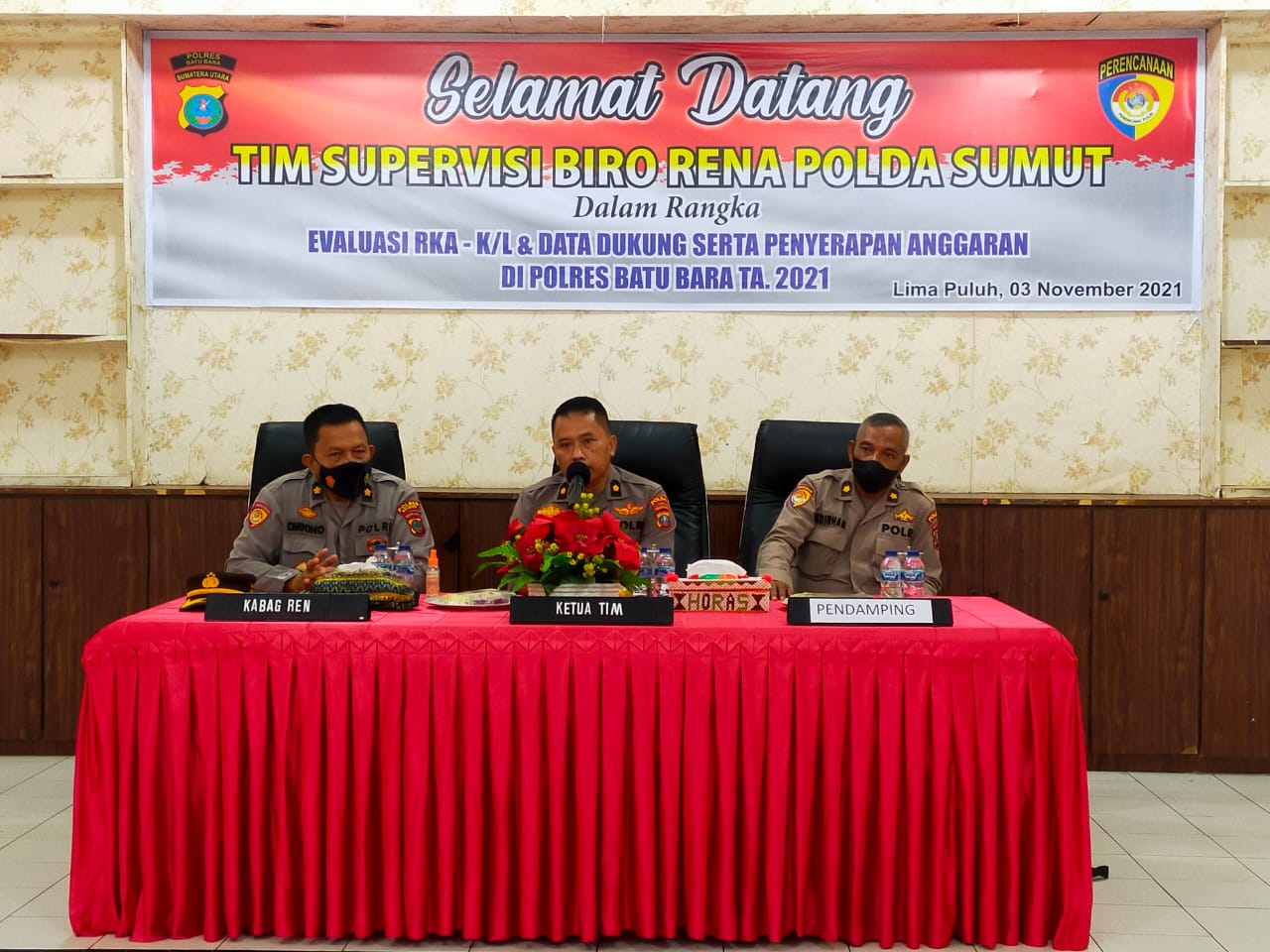 Tim Supervisi Biro Rena Polda Sumut - Batubara