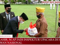 BUPATI ZAHIR JADI INSPEKTUR UPACARA DI HARI PAHLAWAN NASIONAL