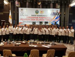 Matangkan Porprovsu 2022 Mendatang, KONI se Sumut Rakor
