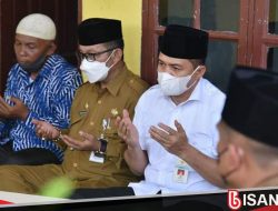 Bupati Batu Bara Melayat ke Rumah Tokoh Masyarakat