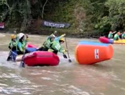 Hari Pertama Kejurnas Arung Jeram Way Besai Lampung, Tim Sumut Raih 2 Emas 2 Perunggu