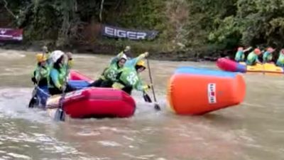 Hari Pertama Kejurnas Arung Jeram Way Besai Lampung, Tim Sumut Raih 2 Emas 2 Perunggu