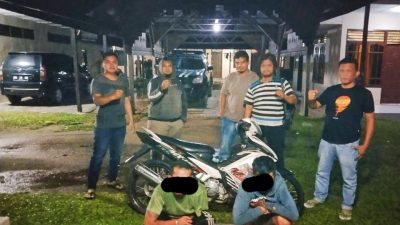 Tekab Reskrim Polres P.Sidempuan Ringku 2 Pria Curanmor