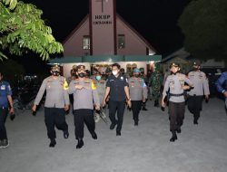 Malam Natal, Aparat Gabungan di Batu Bara Gelar Patroli Skala Besar