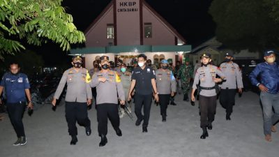 Malam Natal, Aparat Gabungan di Batu Bara Gelar Patroli Skala Besar