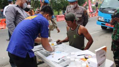 Tes Urine Supir Angkutan Umum di Tanjung Balai, 1 Positif