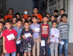 Jum’at Berokah, Ketua Pewarta Berbagai ke Anak Yatim