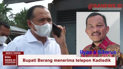 Bupati Kecewa dengan Kadisdik Batu Bara