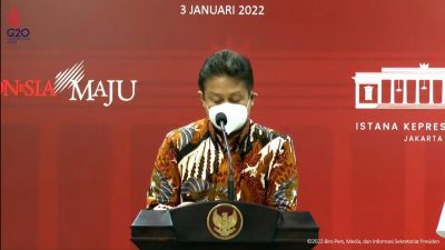 Konferensi Pers Menkes, 12 Januari 2022 Vaksin Booster Untuk 244 Daerah