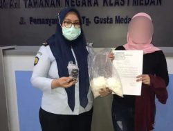 Ka rutan Kelas 1 Medan Gagalkan Penyelundupan HP Oleh Pengunjung