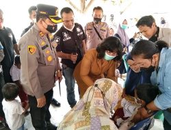 Kapolres Batubara Beri Semangat Anak Didik Mengikuti Vaksinasi