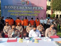 63 Orang Diringkus Poldasu, 5 Ditembak 2 63 Orang Diringkus Poldasu, 5 Ditembak
