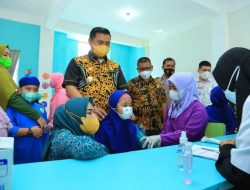 Bupati Labura Tinjau Vaksinasi Anak di SD Majda Al Fayyadh Islamic School