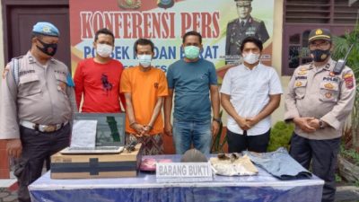 Maling Laptop Karyawan Lion Parcel Diringkus Polsek Medan Barat