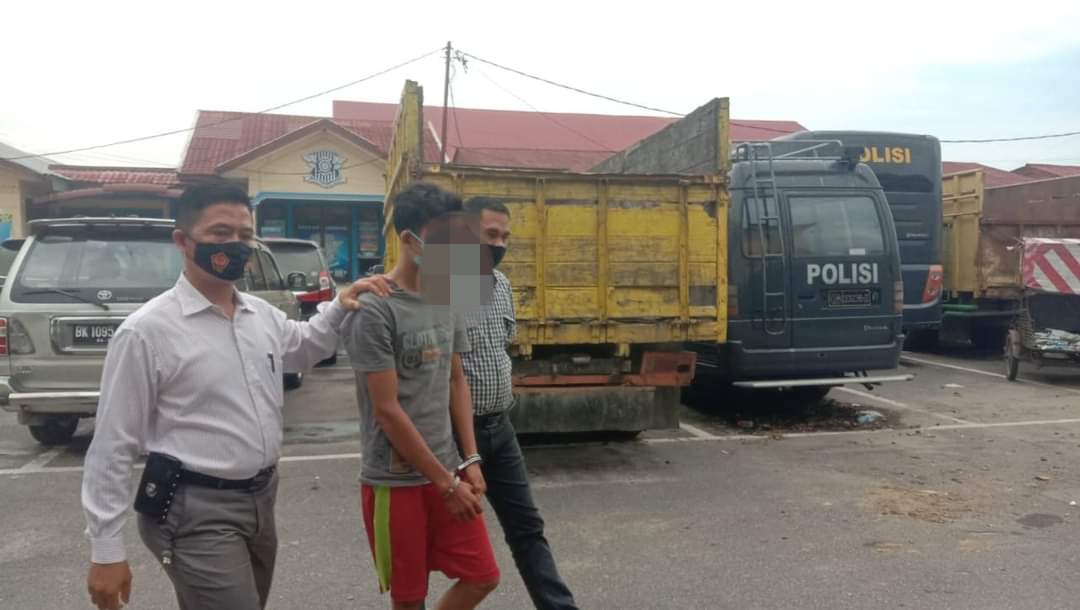 Ayah Tiri Labusel Ini Diringkus Polres Labuhanbatu
