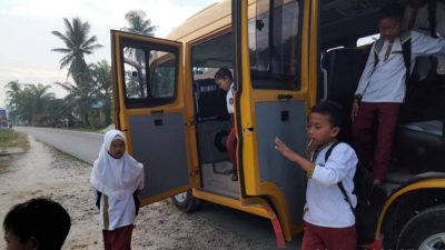 Dishub Batubara Operasikan Bus Sekolah Gratis