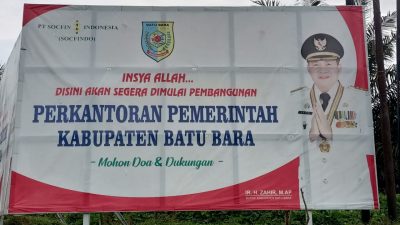 Kantor Bupati Batubara Segera Dibangun Tahun 2022