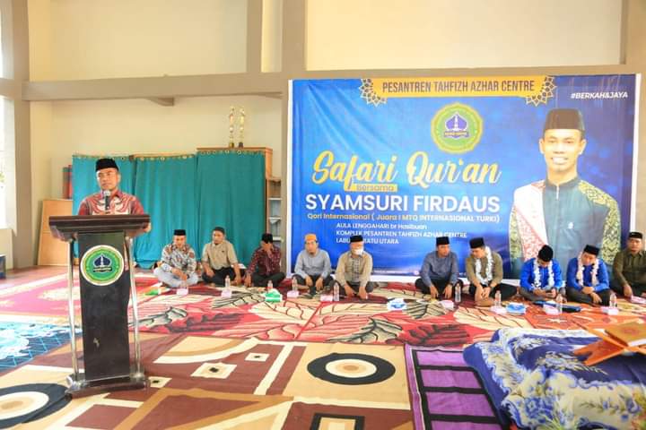 Wabup Labura Hadiri Safari Qur'an Qori Internasional