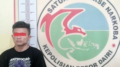 Polres Dairi Ringkus Oknum Mahasiswa Tersangka Pemilik Sabu
