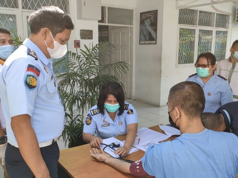 Rutan 1 Medan Terus Laksanakan Vaksinasi