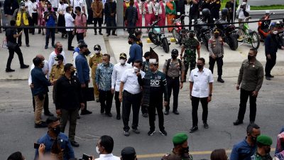 Presiden Jokowi Resmikan Kawasan Pantai Bebas Parapat