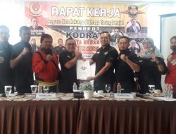 Pengkot Kodrat Medan susun Program Kerja melalui “Raker” di Medan, Sumatera Utara.