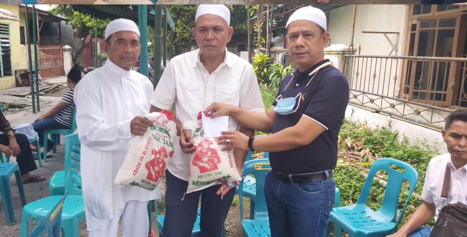 Ketua Pewarta Melayat dan Berikan Santunan