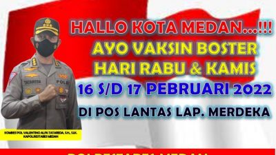 Kapolretabes Medan Himbau Masyarakat Segera Ikut Vaksinasi