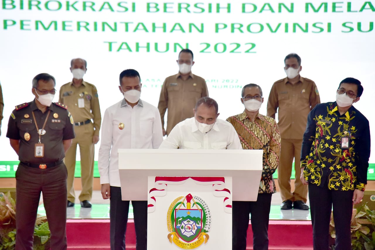 Gubsu Ingatkan OPD Jangan Main-main Soal Zona Integritas