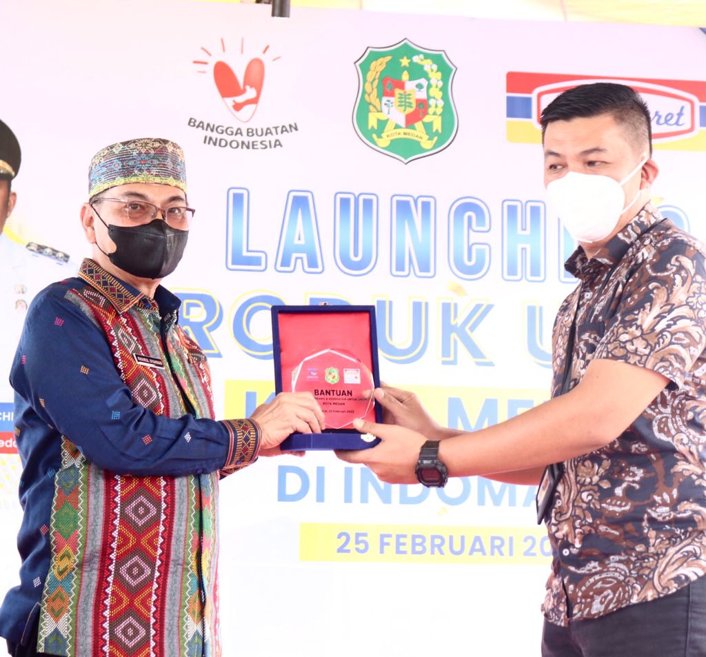 Kolaborasi Produk UMKM Medan Masuk Indomaret Drive Thru