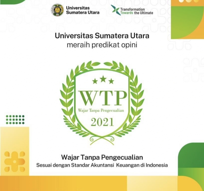 USU Raih Opini WTP Keuangan 2021