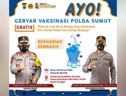 Polrestabes Medan Gelar Vaksinasi Berhadiah Sembako