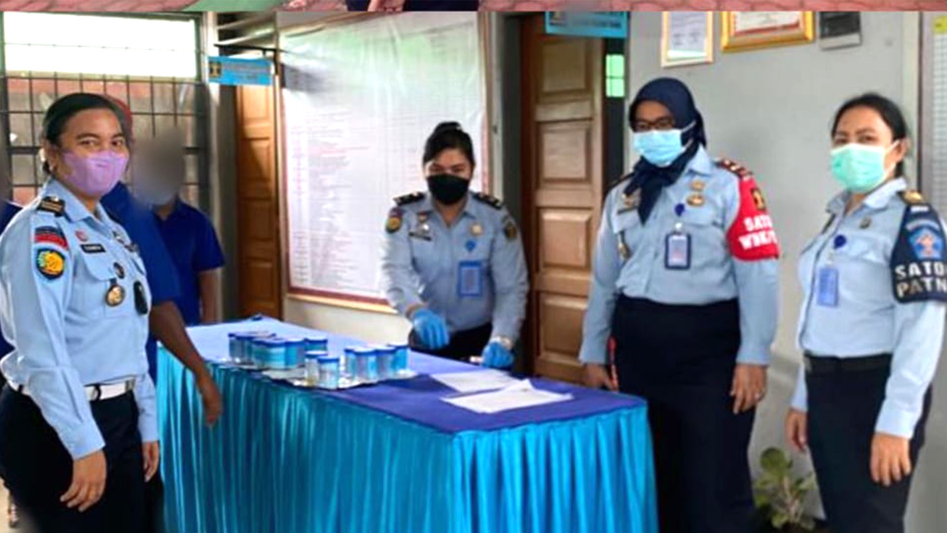 WBP Rutan Perempuan Medan Tes Urine