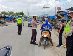 Target Zero Covid-19, Polres Batubara Gencar Ops Yustisi