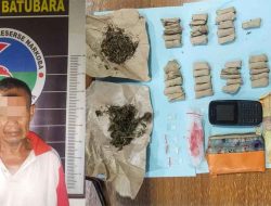 Petani Desa Perjuangan Ditangkap Bersama 38 Paket Ganja dan 5 Paket Sabu