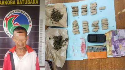 Petani Desa Perjuangan Ditangkap Bersama 38 Paket Ganja dan 5 Paket Sabu