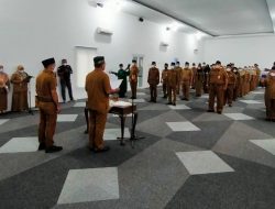 Bupati Batu Bara Lantik 46 Pejabat Eselon III dan IV