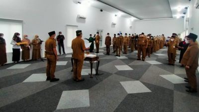Bupati Batu Bara Lantik 46 Pejabat Eselon III dan IV