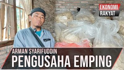 Ekonomi Rakyat | Pengusaha Emping Melinjo Desa Pulau Sejuk Kec. Datu Lima Puluh Kab. batubara