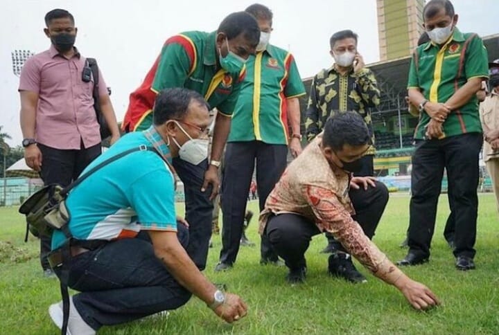 Kadispora Medan Paparkan Rancangan Renovasi Stadion Teladan