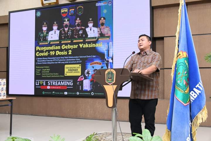 Dipengundian Gebyar Vaksinasi Labura Berhadiah Sepeda Motor